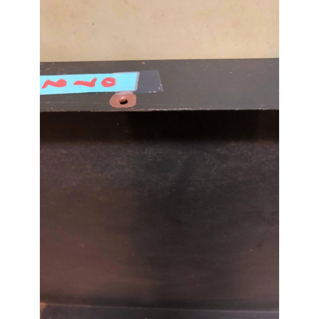 Brown (After) Victor Vasarely, Colored Tape on Metal Box Manner of Vasarely Collage Painting Kinetic Op Art, c.1950s-1960s For Sale - Image 8 of 9