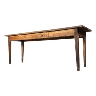 French Farmhouse Narrow Table, 1940s For Sale