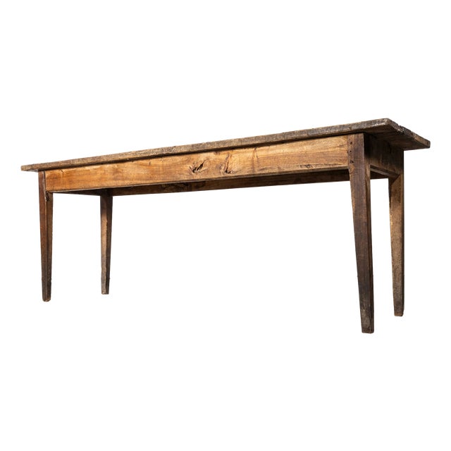 French Farmhouse Narrow Table, 1940s For Sale