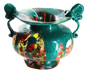 Dark Green Amphora Vase by MadeForSoul