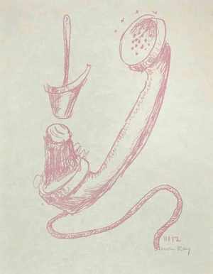 Man Ray, The Absolute Real, 1960s, Lithograph, Framed