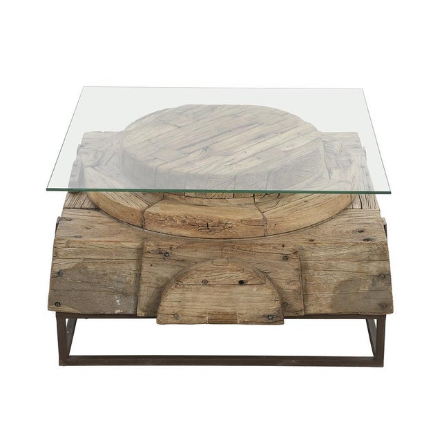 Industrial Coffee Table, 1920s For Sale - Image 6 of 6
