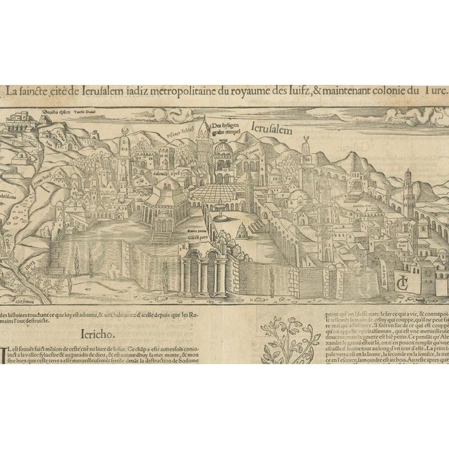 Paper Jerusalem, 1560, Paper For Sale - Image 7 of 10