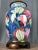Hollywood Regency 1990s Frederick Cooper Porcelain Hand Painted Flowers Table Lamp For Sale - Image 3 of 15