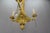 French Louis XVI Style Bronze 3-Light Chandelier, Early 20th Century For Sale - Image 9 of 18