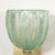 Modernist Hand-Blown Sea Green Fluted Pulegoso Murano Glass & Brass Sconces For Sale - Image 9 of 13