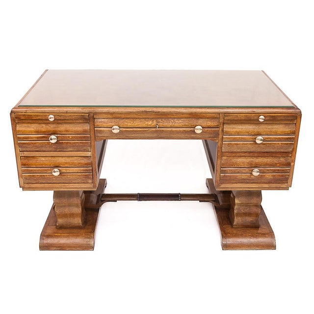 Art Deco Desk attributed to Charles Dudouyt, 1930s For Sale - Image 15 of 15