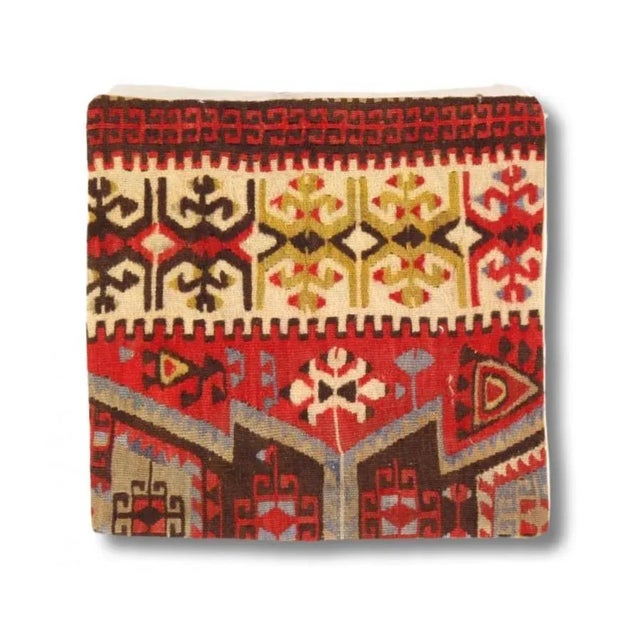 Traditional Vintage Hand Woven K144 Pillow 16'' For Sale - Image 3 of 3