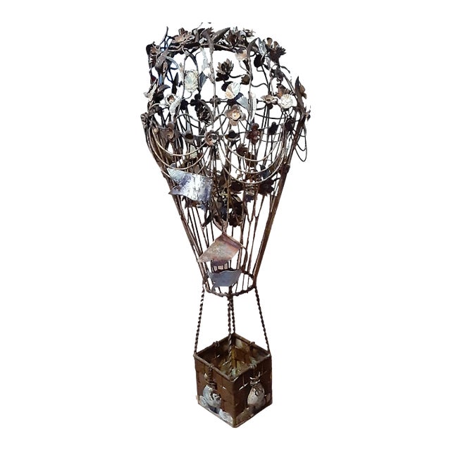 19th Century French Estate Metal Balloon For Sale