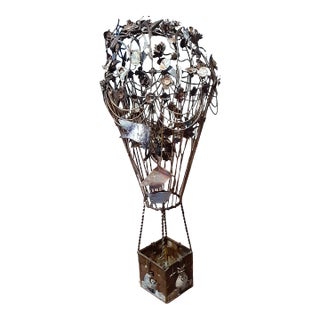 19th Century French Estate Metal Balloon Decor For Sale