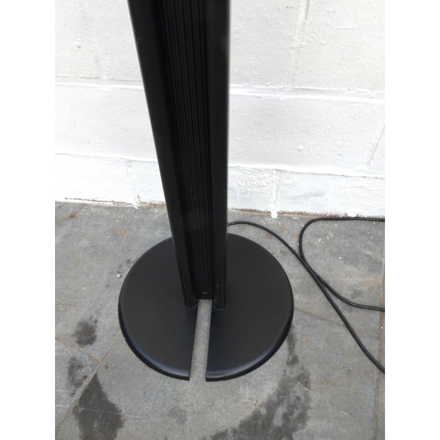 Vintage Italian Black Metal Floor Lamp by Lami Progretti, 1980 For Sale - Image 16 of 18