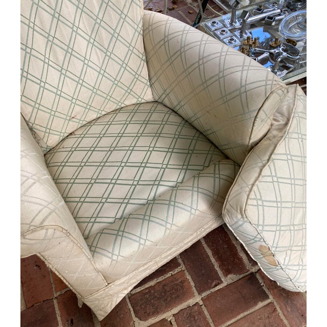 1950s 1950s Pair of Club Chairs With Slight Wingback For Sale - Image 5 of 6