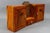 French Art Deco Pine Wood Wall Cabinet with Bird Marquetry & Mirror, 1930s For Sale - Image 16 of 18