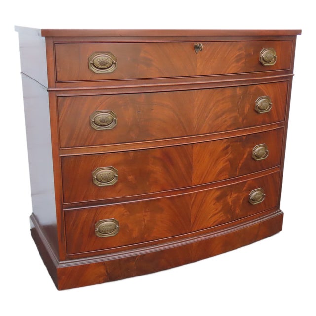Flame Mahogany Low Dresser Bathroom Vanity 6898 For Sale
