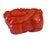 Vintage Red Coral Carved Foo Dog Statue Amulet Pendant 1.5" W For Sale - Image 4 of 8