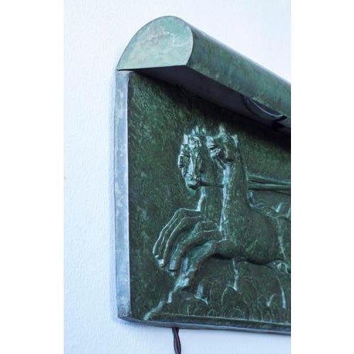 Swedish Grace Wall Sculpture with Apollo For Sale - Image 6 of 13