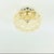 Stunning large mid-century modern amber bubble glass ceiling light/flush mount designed by helena tynell for limburg,...