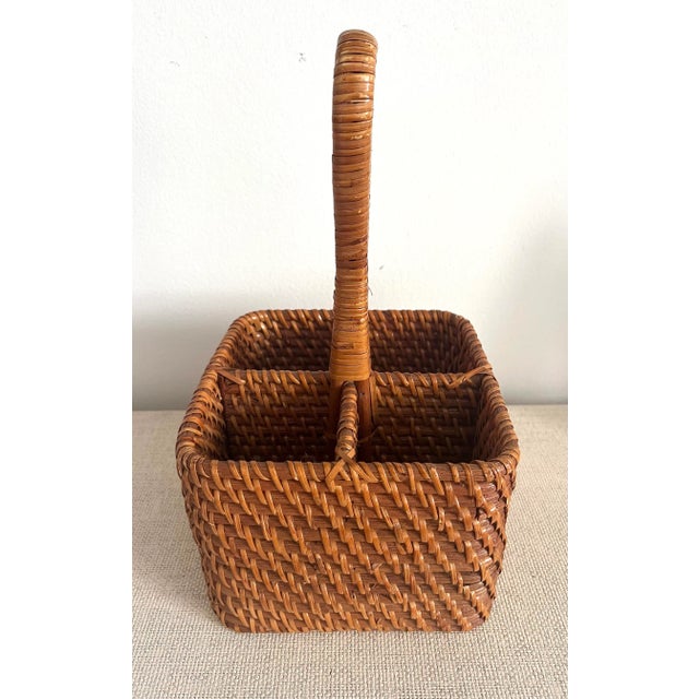 Bamboo Utensil Caddy Organizer For Sale - Image 10 of 11