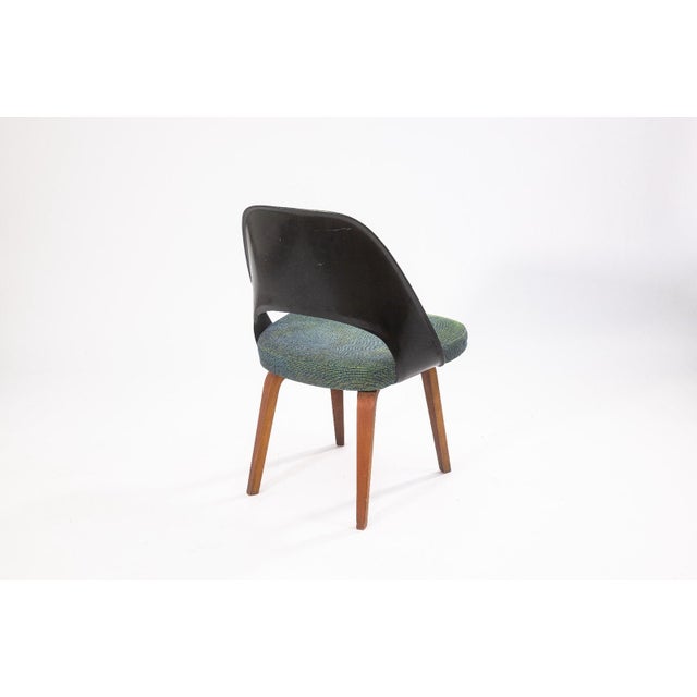 Knoll Eero Saarinen for Knoll Model 72 Side Chair (Plb) 1948 Original Knoll Upholstery For Sale - Image 4 of 11