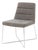 Ligne Roset Gray Suede Upholstered Side Chair For Sale
