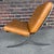 Mid-Century Modern Tan Leather Mid Century Barcelona Style Lounge Chair For Sale - Image 3 of 12