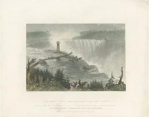 Brandard, Horseshoe Falls, 1840, Paper