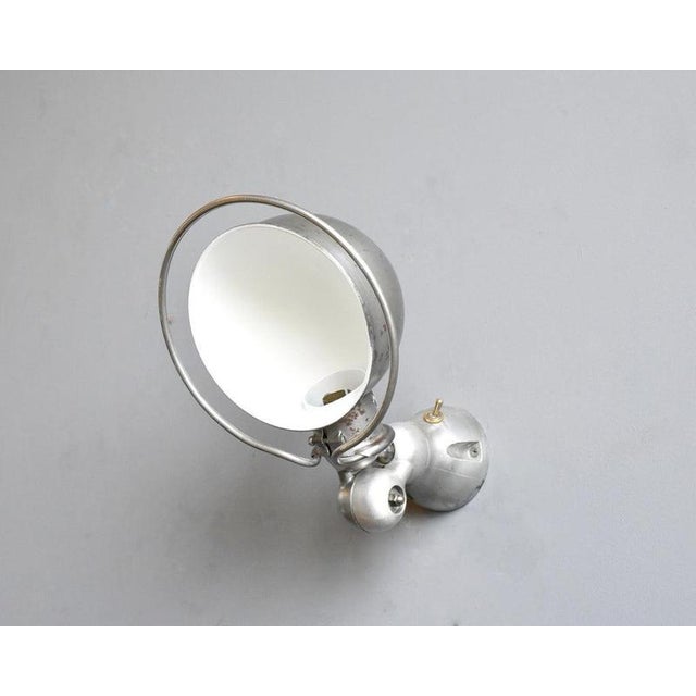 Wall mounted industrial sconces by jielde circa 1950s - price is per light (9 available) - articulated arm and shade -...