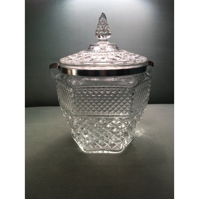 Metal Mid 20th Century Anchor Hocking “Wexford” Ice Bucket For Sale - Image 7 of 11