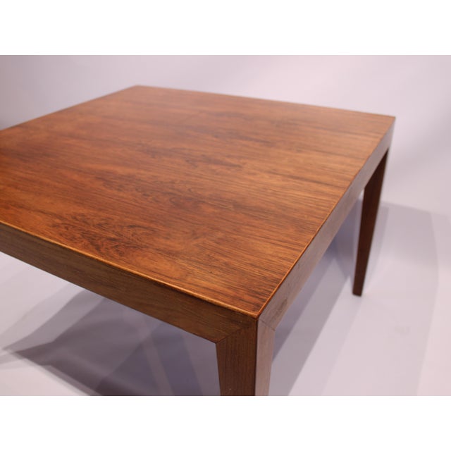 Rosewood Coffee Table by Severin Hansen for Haslev Møbelsnedkeri, 1960s For Sale - Image 6 of 9