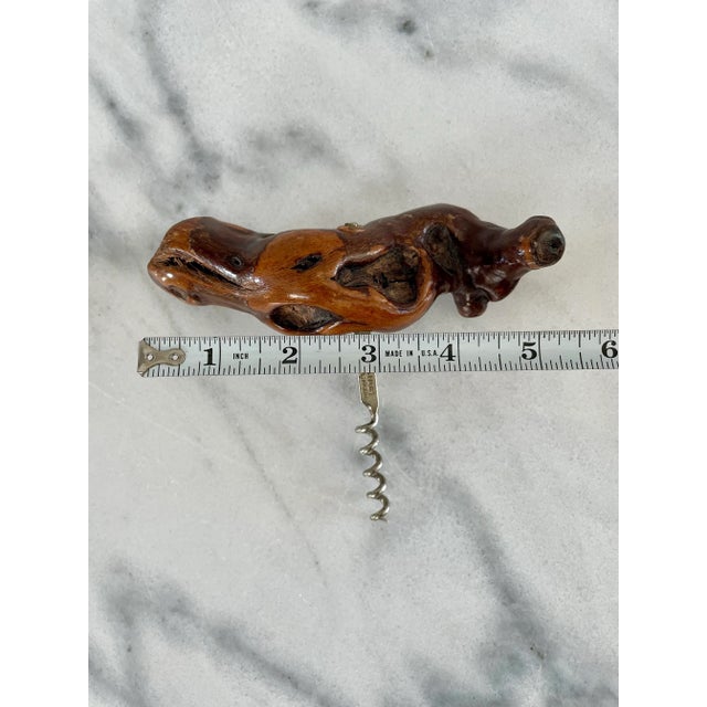 Vintage French Vine Wood Corkscrew Laurent Siret Rochefort Sur France For Sale In Seattle - Image 6 of 7