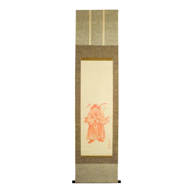 Late 19th Century Japanese Scroll of Shoki the Demon Queller For Sale