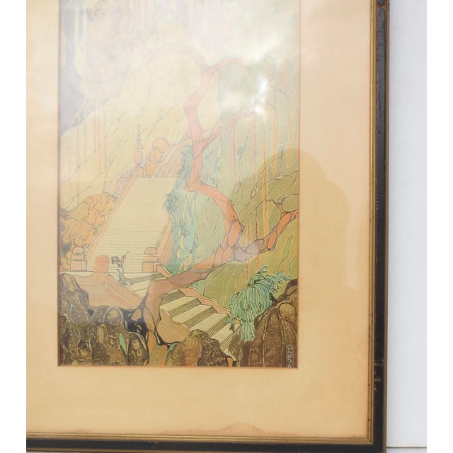 Mid 20th Century Art Deco Art Print by Gaston Pirou For Sale - Image 5 of 10