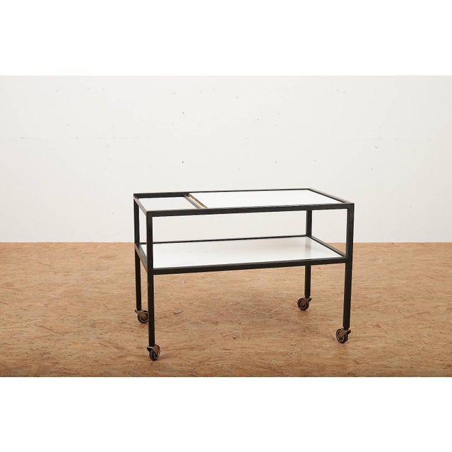 Vintage Bar Trolley by August Halder, 1959, in Good conditions. Designed 1950 to 1959 I have official proof of...