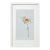 Framed Organic Modern Minimalist Flower Study | Botanical Painting | Herbarium Wall Art For Sale