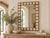Showing clean contemporary lines contrasting with reclaimed teak and handmade inlay work. This beautiful boho modern...