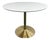 Cb2 Odyssey Brass Round Dining Table For Sale