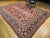 1900 - 1909 Vintage Persian Mahal Sultanabad Rug, Hand-Knotted Wool, Geometric Pattern, 9x13, Rust-Red & Navy For Sale - Image 5 of 17
