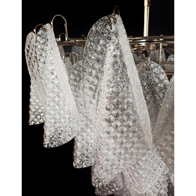 Italian Murano Glass Chandelier, 1970s For Sale - Image 14 of 16