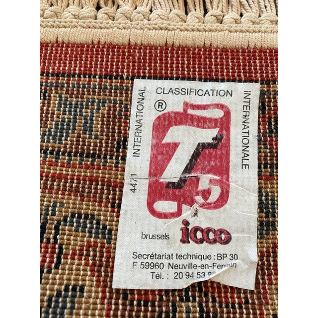 1980s Belgian Wool Rug For Sale - Image 11 of 13