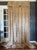 Substantial custom workroom drapery panel designed for a large door or architectural opening. The panel features a classic...