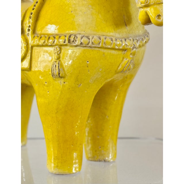 Ceramic Mid Century Aldo Londi Attributed Glazed Terracotta Horse For Sale - Image 7 of 15