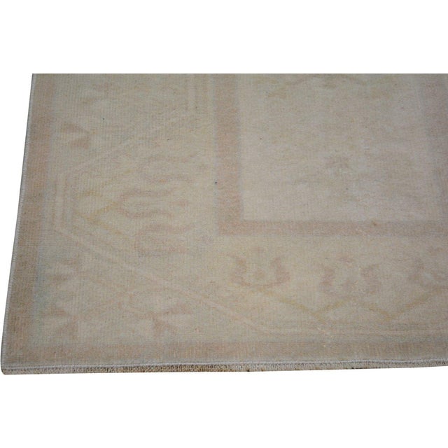 Turkish Vintage Turkish Anatolian Hand Knotted Wool Rug, 2'6''x9'3'' For Sale - Image 3 of 5