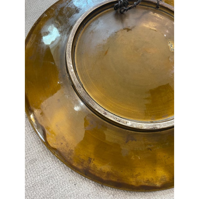 Majolica Marine Life Charger by Rare Schutz Cilli 19Th Century. For Sale - Image 10 of 12