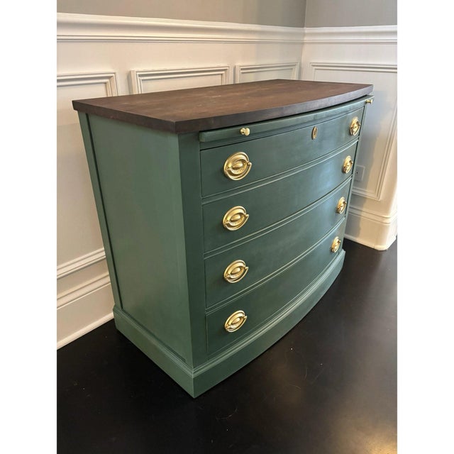 Wood Vintage Hepplewhite Server/Chest of Drawers For Sale - Image 7 of 11