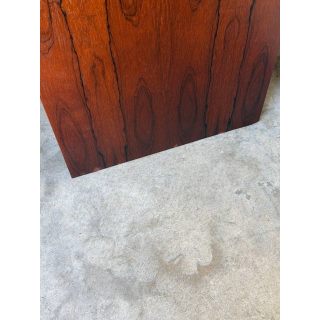 Danish Rosewood Modern Credenza Long Low Sideboard Storage Unit Furniture Denmark 1960s For Sale - Image 9 of 10