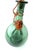 Green Vintage Italian Green Glass Wine Demijohn Decanter For Sale - Image 8 of 9