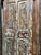 1920s Antique Blue Floral Carved Closet Door – Rustic Hinged or Sliding Barn Door Panel 80 For Sale - Image 5 of 6