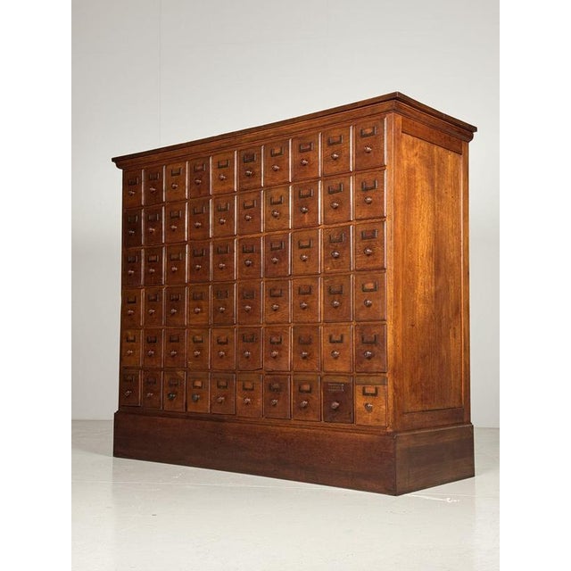 Wood French Oak Pharmacy Cabinet For Sale - Image 7 of 18
