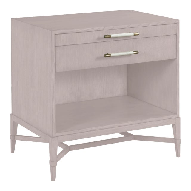 Shea Bedside Table, Elephant Gray For Sale