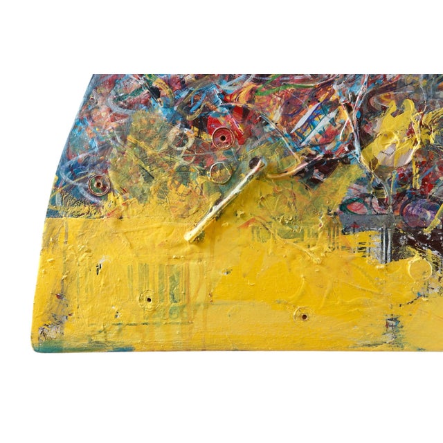 Signed Female Nude Acrylic on Board For Sale - Image 9 of 10